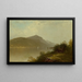 Langs de rivier de Hudson - Alfred Thompson Bricher — ingelijst kunstwerk aan de muur