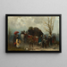 Reisongeluk - Alfred von Wierusz-Kowalski — ingelijst kunstwerk aan de muur