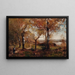 Herfst - Alfred Wahlberg — ingelijst kunstwerk aan de muur