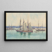 Port - Alfred Walsh — framed artwork on a wall