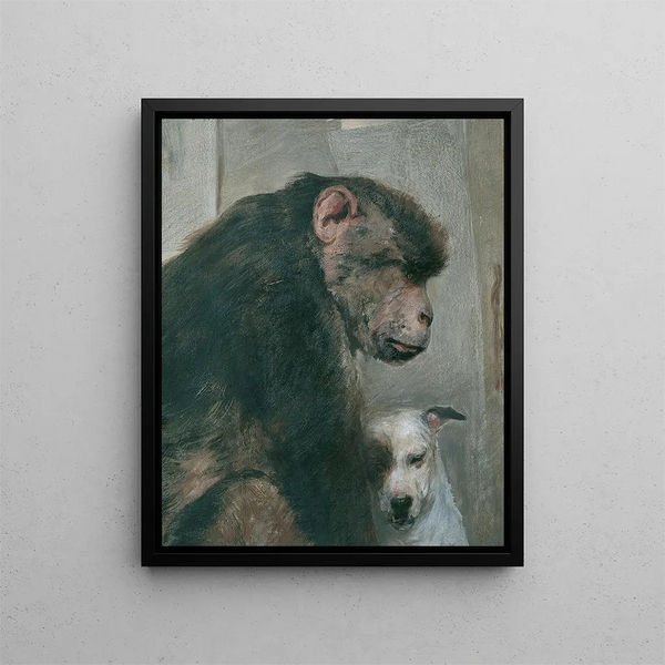 Alfred Wesemann - Affe und Hund.webp