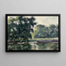 Richmond, un paysage fluvial - Alfred William Finch — ingelijst kunstwerk aan de muur