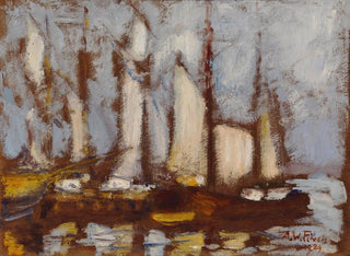 Vaisseaux de navigation - Alfred William Finch — weergave van het kunstwerk