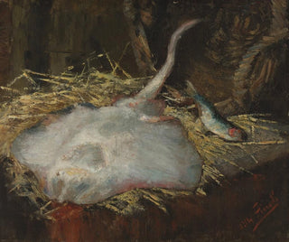 Natuurstudie met rog en haring - Alfred William Finch — weergave van het kunstwerk