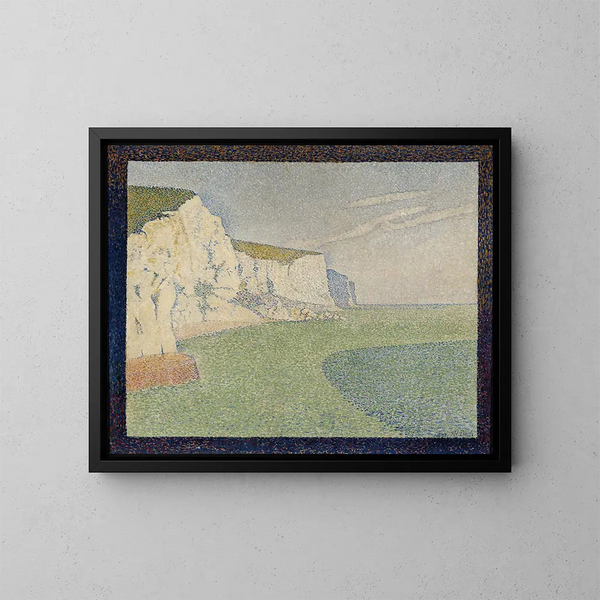 Les falaises de Douvres - Alfred William Finch — framed artwork on a wall