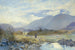 van Capel Curig met Snowdon en de Glyders op de achtergrond, noord van Wales - Alfred William Hunt — weergave van het kunstwerk
