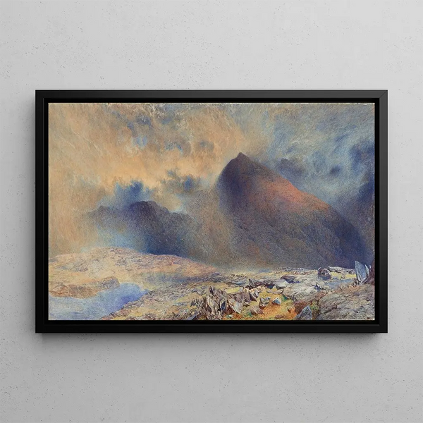 Alfred William Hunt - Mount Snowdon through Clearing Clouds.webp