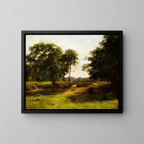 Landscape Painting - Alfred Wordsworth Thompson — framed artwork on a wall