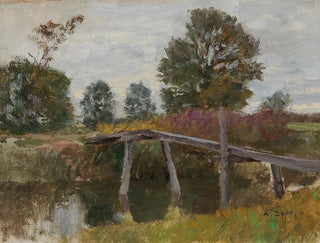 Alfred Zoff - Alter Steg in Langenpreising.webp