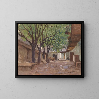 Alfred Zoff - Bauernhuser bei Klagenfurt.webp