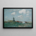 Dorp aan de Dnjepr - Alfred Zoff — ingelijst kunstwerk aan de muur