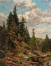 Motief van de alpenweide van Turracher - Alfred Zoff — weergave van het kunstwerk