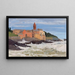 San Giuliano Painting in Genoa - Alfred Zoff — framed artwork on a wall