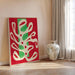 Reproductie van het schilderij Henri Matisse - Algen op rode en groene achtergrond