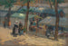Marktdag in Bretagne - Alice Hogarth Nicholson — weergave van het kunstwerk