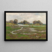 Landschap met rivier en moeras - Alice Marion Curtis — ingelijst kunstwerk aan de muur