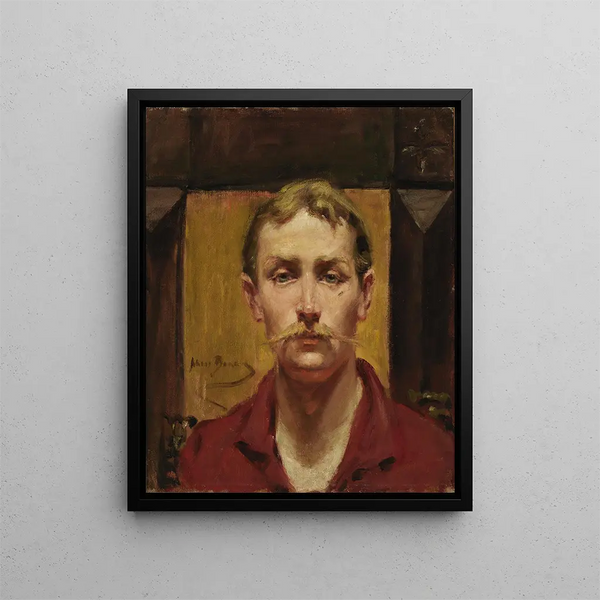 Blonder man - Alice Pike Barney — ingelijst kunstwerk aan de muur