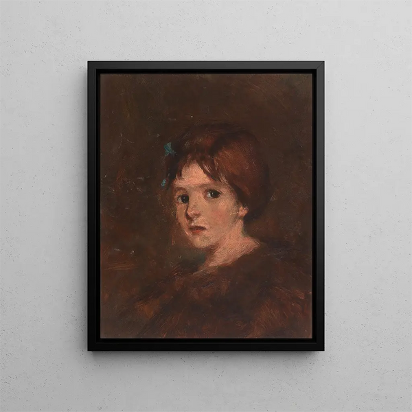 Kind bij Browns - Alice Pike Barney — ingelijst kunstwerk aan de muur