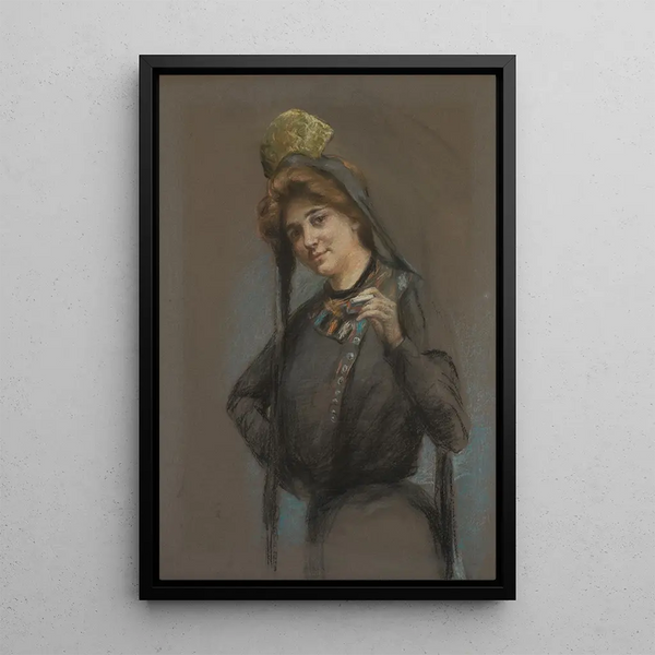 Reproductie van het schilderij Sigaret - Alice Pike Barney