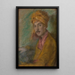Gouden Turban Schilderij - Alice Pike Barney — ingelijst kunstwerk aan de muur