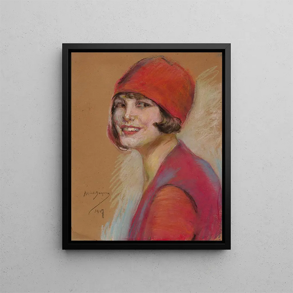Hollywood - Alice Pike Barney — ingelijst kunstwerk aan de muur