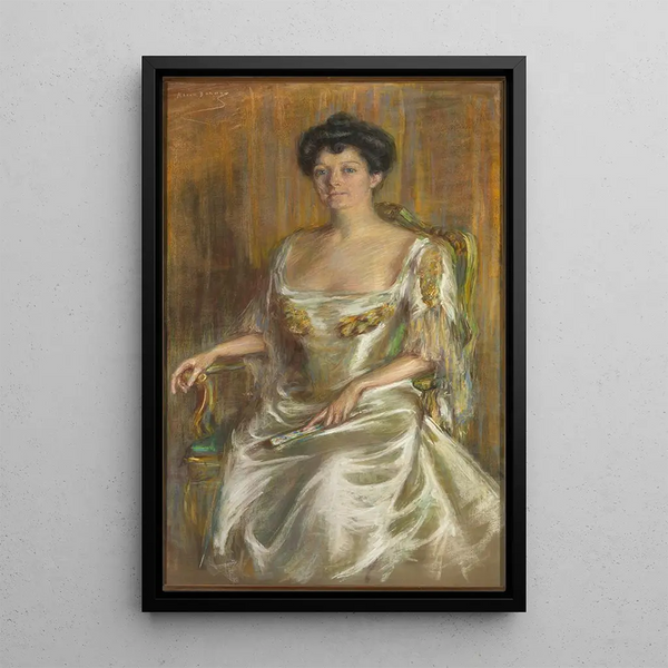 Reproductie van het schilderij Dame met de waaier - Alice Pike Barney