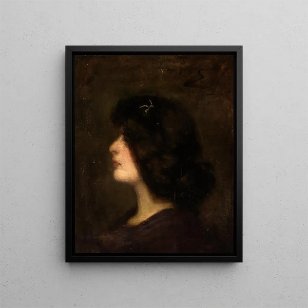 Laura op vijftien jaar - Alice Pike Barney — ingelijst kunstwerk aan de muur