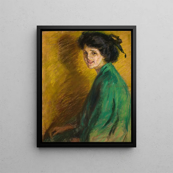 Lichtschilderij - Alice Pike Barney — ingelijst kunstwerk aan de muur