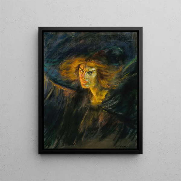 Lucifer Natalie Clifford Barney - Alice Pike Barney — ingelijst kunstwerk aan de muur