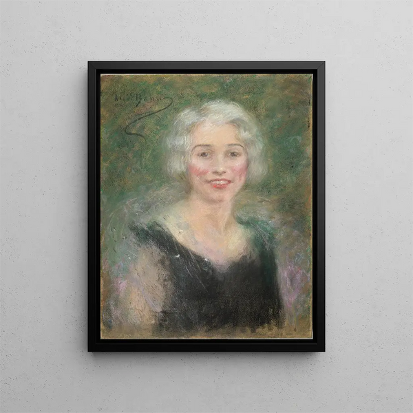 Mme Leslie Carter - Alice Pike Barney — ingelijst kunstwerk aan de muur