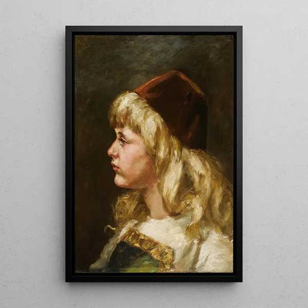 Reproductie van het schilderij Natalie op zevenjarige leeftijd - Alice Pike Barney
