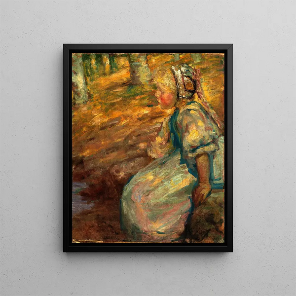 Landelijk - Alice Pike Barney — ingelijst kunstwerk aan de muur