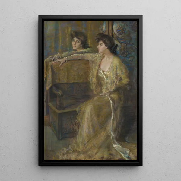 Reproductie van het schilderij Grace réfléchie - Alice Pike Barney