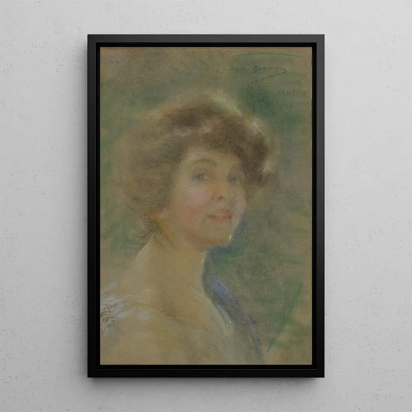 Reproductie van het schilderij Zelfportret - Alice Pike Barney