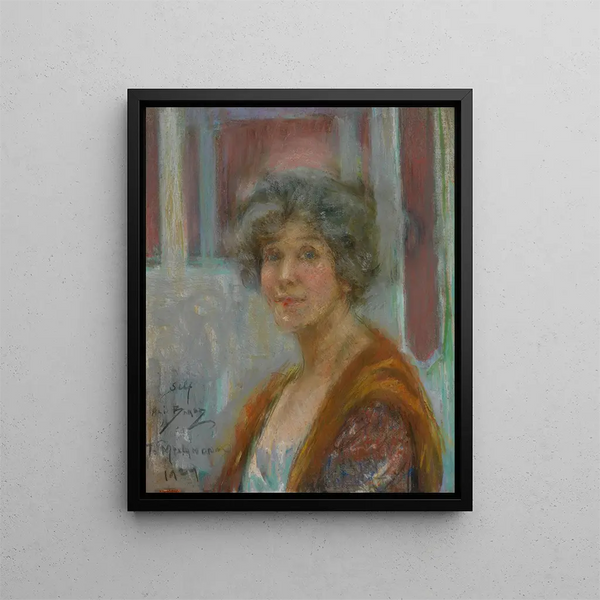 Zelfportret in 1924 - Alice Pike Barney — ingelijst kunstwerk aan de muur
