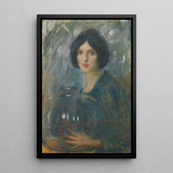 Reproductie van het schilderij Het kristallen bol - Alice Pike Barney
