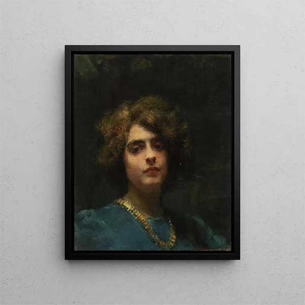 De ketting - Alice Pike Barney — ingelijst kunstwerk aan de muur