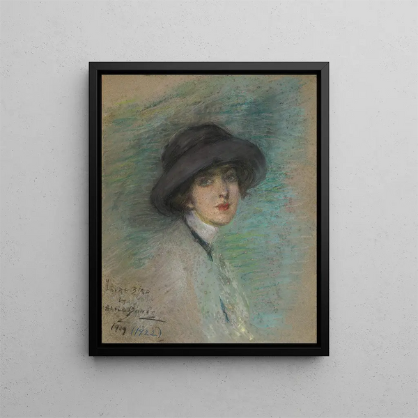 De reiziger - Alice Pike Barney — ingelijst kunstwerk aan de muur
