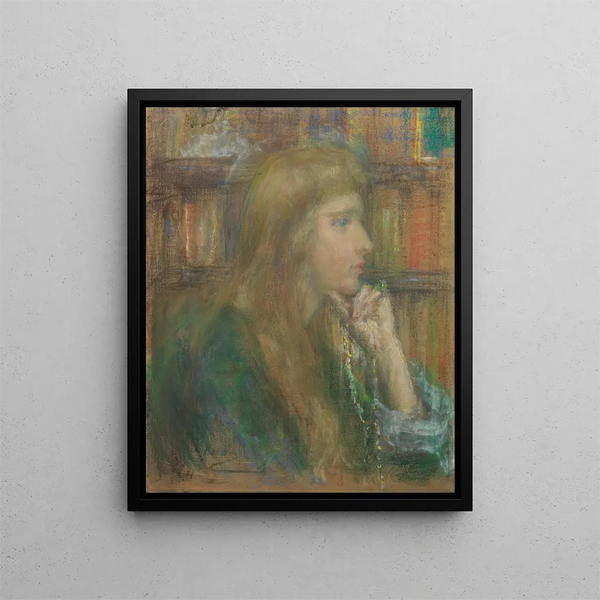 L'écrivaine Natalie Clifford Barney - Alice Pike Barney — ingelijst kunstwerk aan de muur
