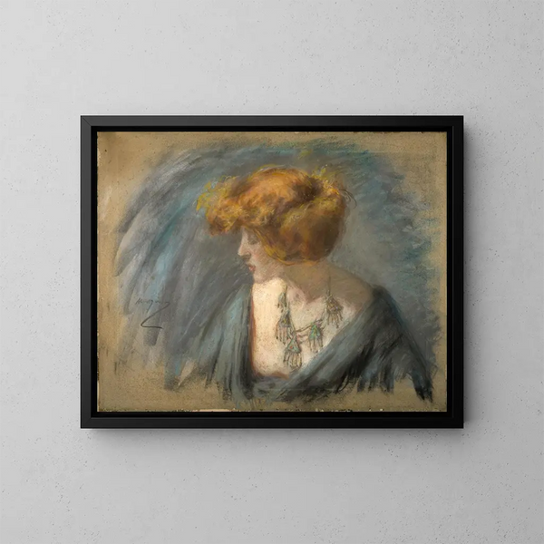 Haaren van Titien - Alice Pike Barney — ingelijst kunstwerk aan de muur