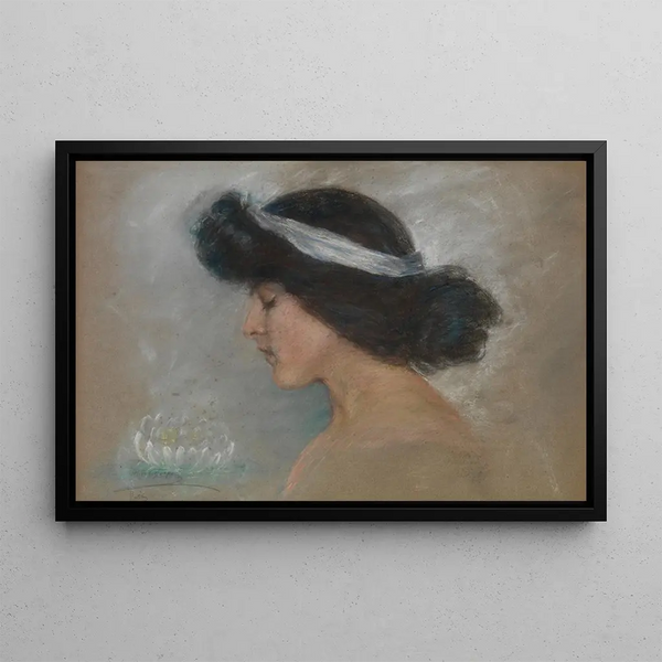 Nénuphar - Alice Pike Barney — ingelijst kunstwerk aan de muur