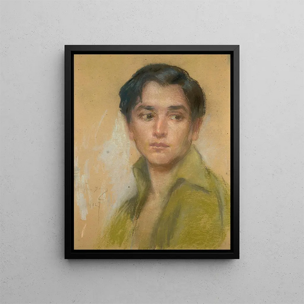 Jonge dichter - Alice Pike Barney — ingelijst kunstwerk aan de muur