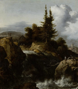 Allaert van Everdingen - Landscape with Waterfall.webp