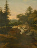 Landschap met rivier en chalet - Allaert van Everdingen — weergave van het kunstwerk