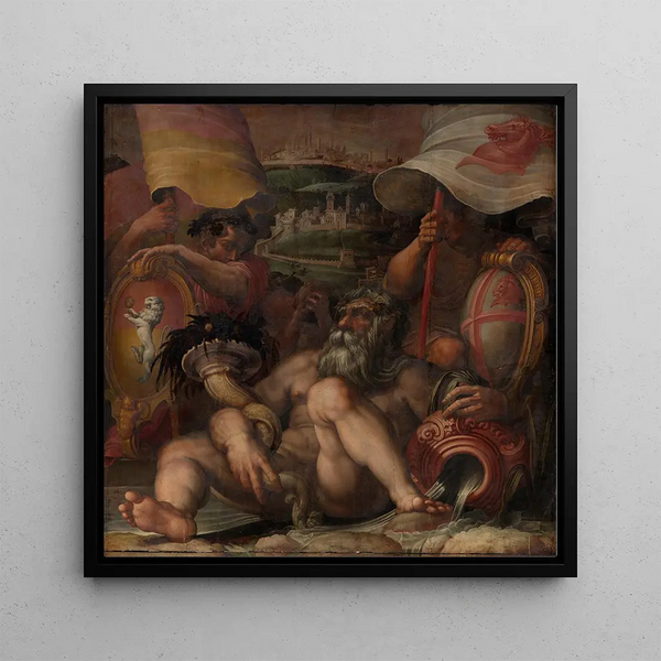 Allégorie de Colle val d'Elsa et San Gimignano - Giorgio Vasari