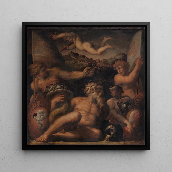Allégorie de Cortone et Montepulciano - Giorgio Vasari