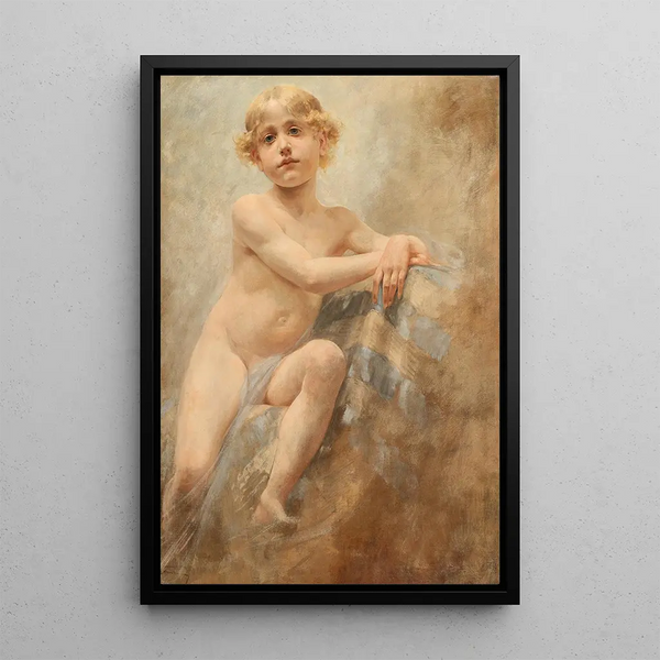Alois Hans Schram - Boy with Blond Locks.webp
