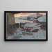 Winterlandschap - Alois Kalvoda — ingelijst kunstwerk aan de muur
