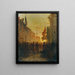 Festive Flags Painting - Alois Schönn — framed artwork on a wall