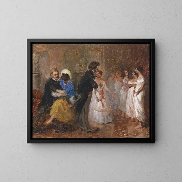 Ladies Gallant - Alois Schönn — framed artwork on a wall